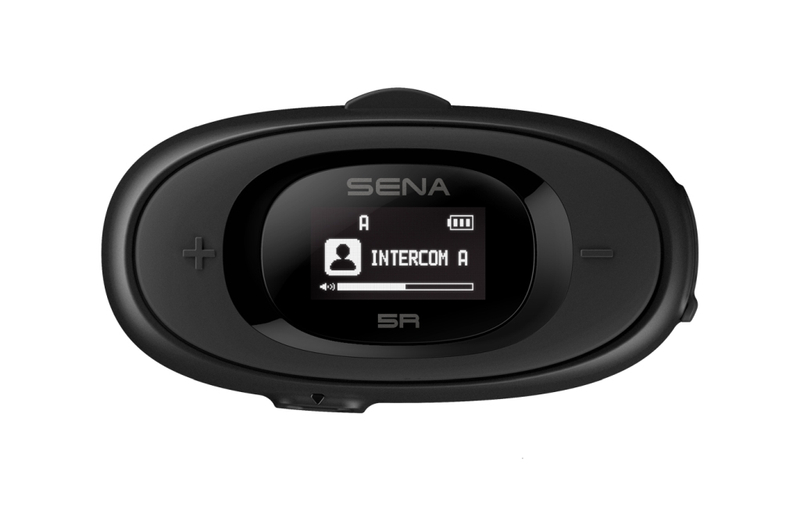 Sena interkom motocyklowy 5R bluetooth 5.1 wyświetlacz LCD do 700m 2 zestawy