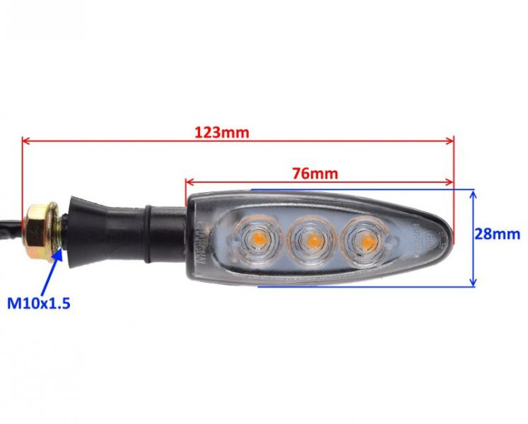 Kierunkowskazy tył tylne do junak 905 led komplet