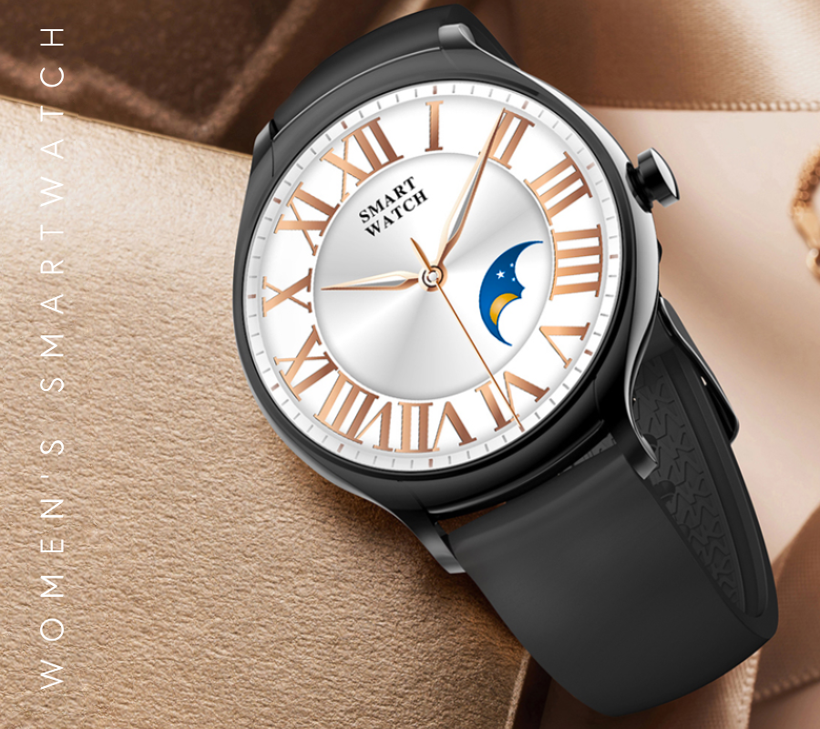 Smartwatch zegarek Rubicon męski damski RNCF13 czarny Bluetooth tryby sport