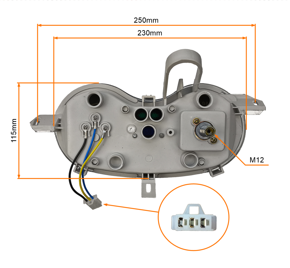 Prędkościomierz licznik 120km/h skuter Sowa Quantum