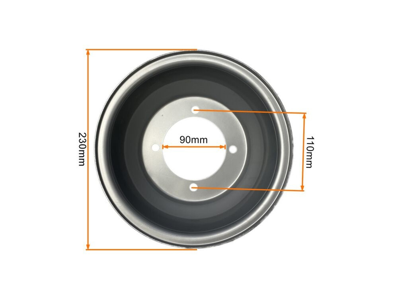 Felga 8 cali tył na 4 śruby quad atv 150 200 250 Fuxin