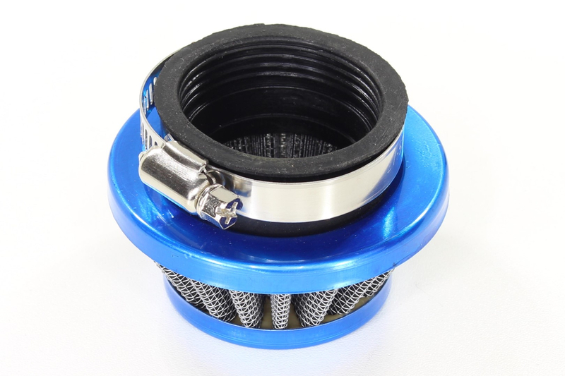 Filtr powietrza stożkowy 42mm niebieski Pocket Bike