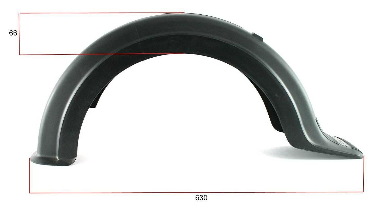 Błotnik tył plastikowy czarny ddr simson sr50