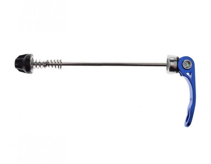 Szybkozamykacz rowerowy piasty tył niebieski 135mm