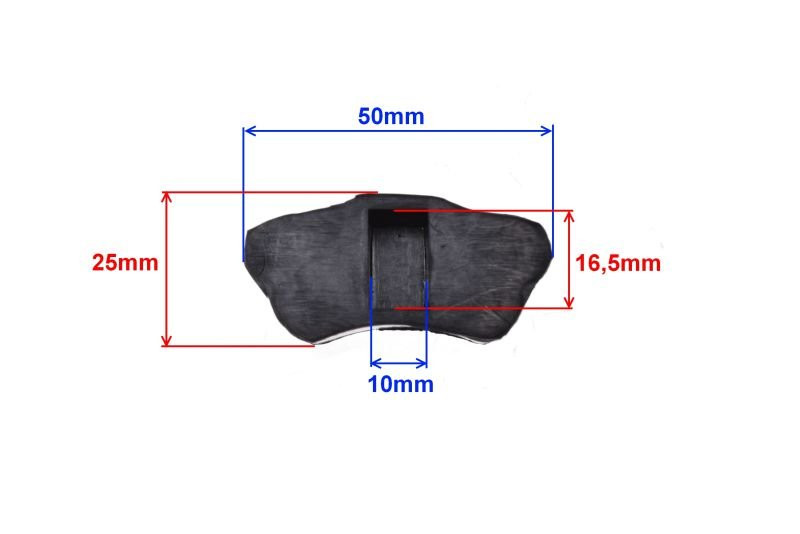 Guma zębatki zabieraka wzmocniona King Łoś XT 50Q