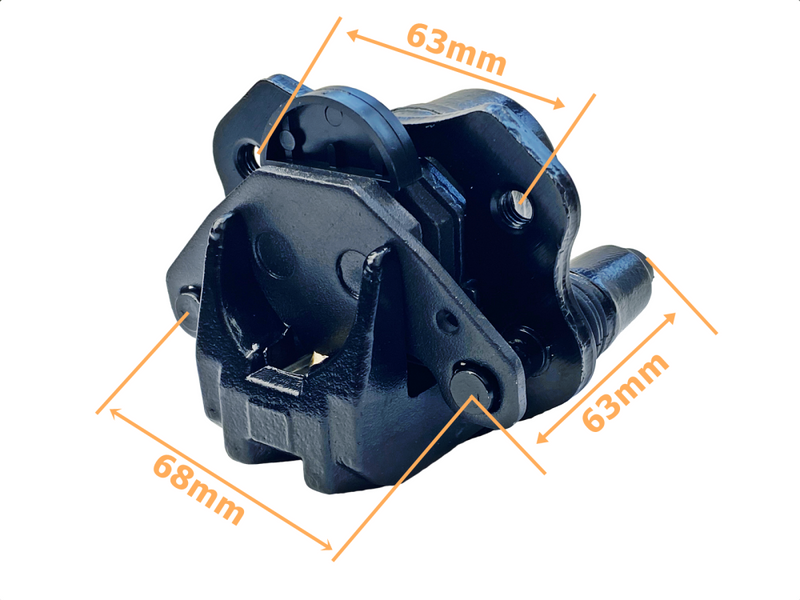 Zacisk hamulca tył atv 110 125 cross KXD Puch Qingqi Rex Rieju SHL Simson