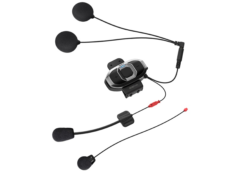 Sena interkom motocyklowy SF4 do 1200m radio FM zestaw mikrofonów 2 komplety