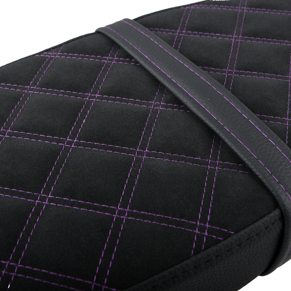 Siedzenie pikowane czarne + fioletowo czarne szwy Simson S50 S51 S70 DPR