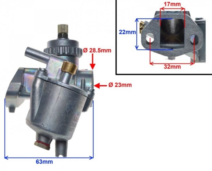 Nowy fabrycznie gaźnik jawka ogar mustang