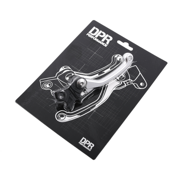 Dźwignia hamulca tarczowego srebrna aluminiowa Simson DPR Performance