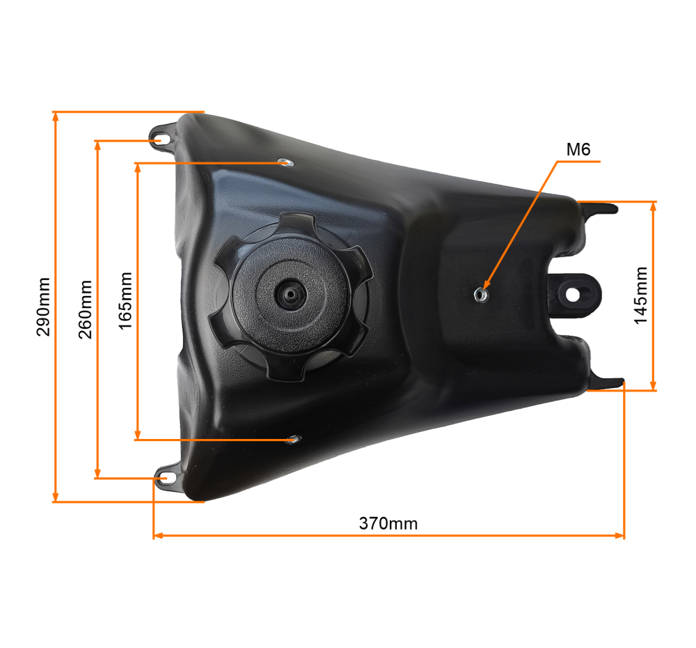 Zbiornik paliwa z korkiem pitbike MRF 120 140 RC 140 RC-Z RC BIG Honda CRF70