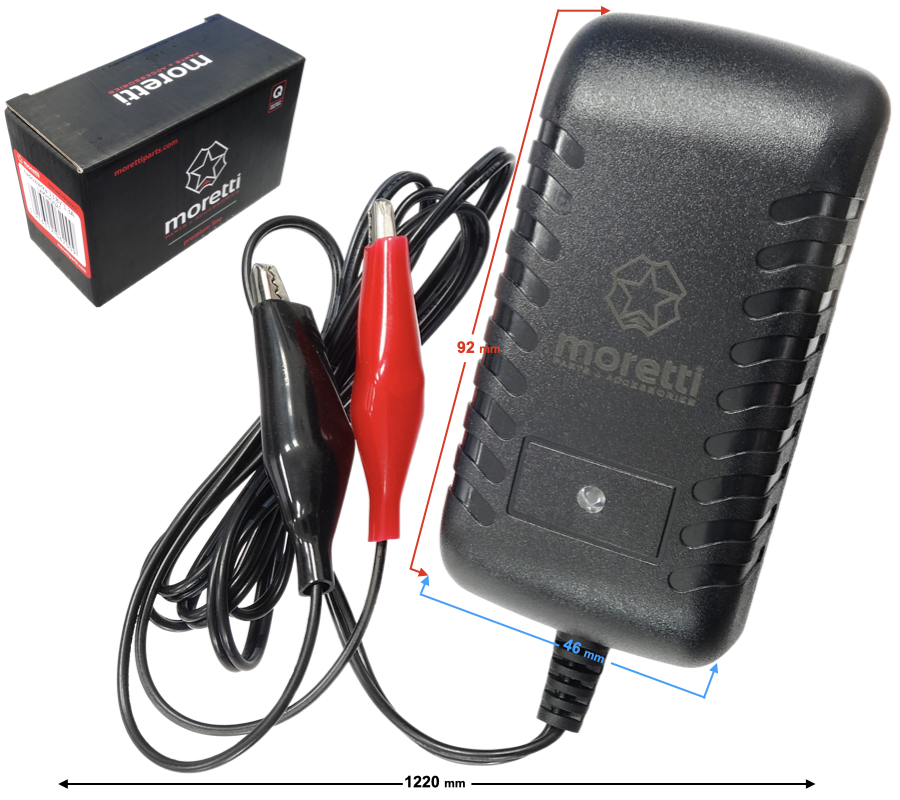 Ładowarka 12V do akumulatorów żelowych GEL Kwasowych 12V 1.3A