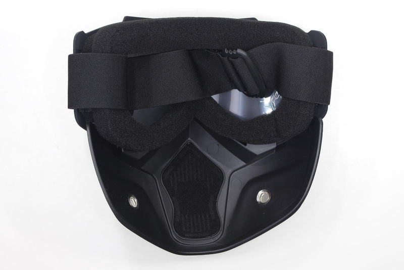Gogle z maską rowerowe motocyklowe cross quad atv WB H-04