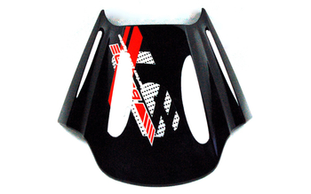 Owiewka do motocykla Barton Blade 125 z czerwonymi naklejkami