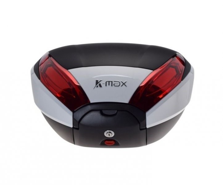 Kufer k-max z płytą montażową czarno biały 40l