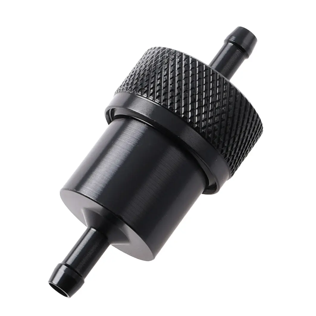 Filtr paliwa alu cnc V4 czarny 6mm Racing Force