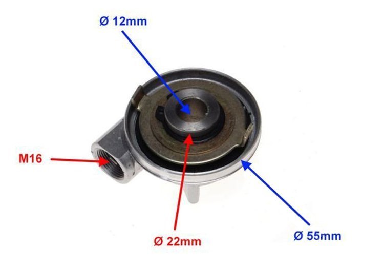 Napęd licznika ślimak Neken Shaft Gb prawa strona