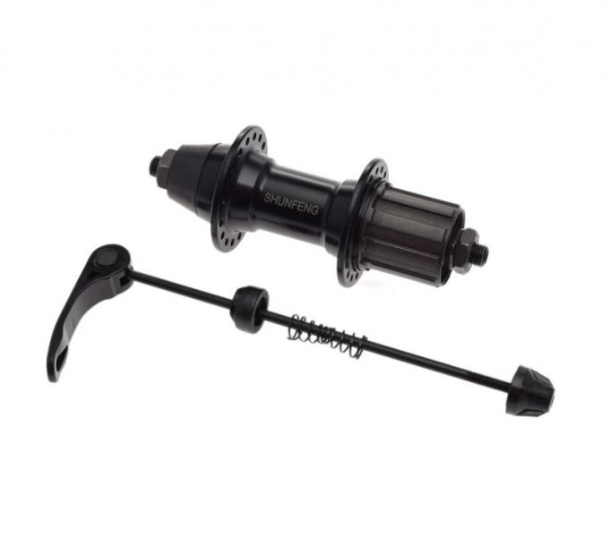 Koło rowerowe 26 tył atb stożek czarny kaseta 7