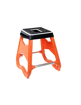 Stojak pod motocykl pomarańczowy bezpieczny stabilny dirtbike pitbike Kayo