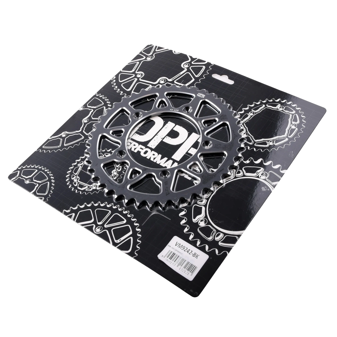 Zębatka tył 42z 420 aluminiowa czarna V2 Simson S53 DPR Performance