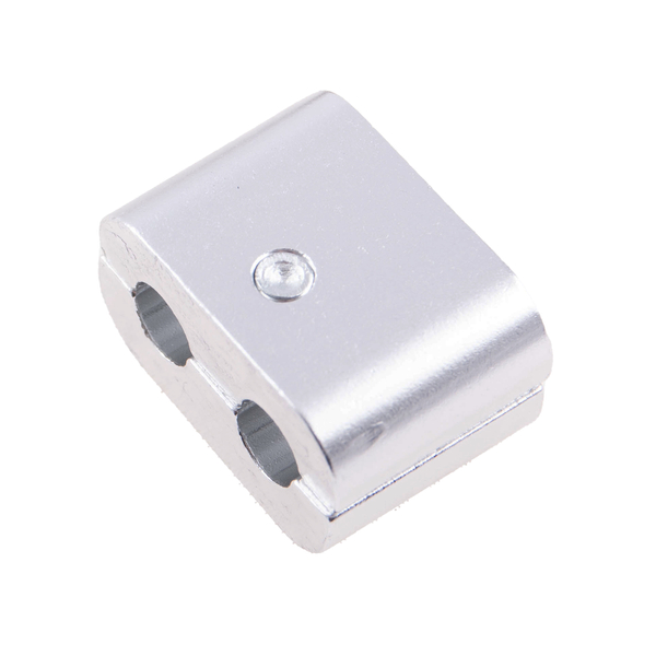 Łącznik linek uniwersalny aluminiowy cnc srebrny Racing Force