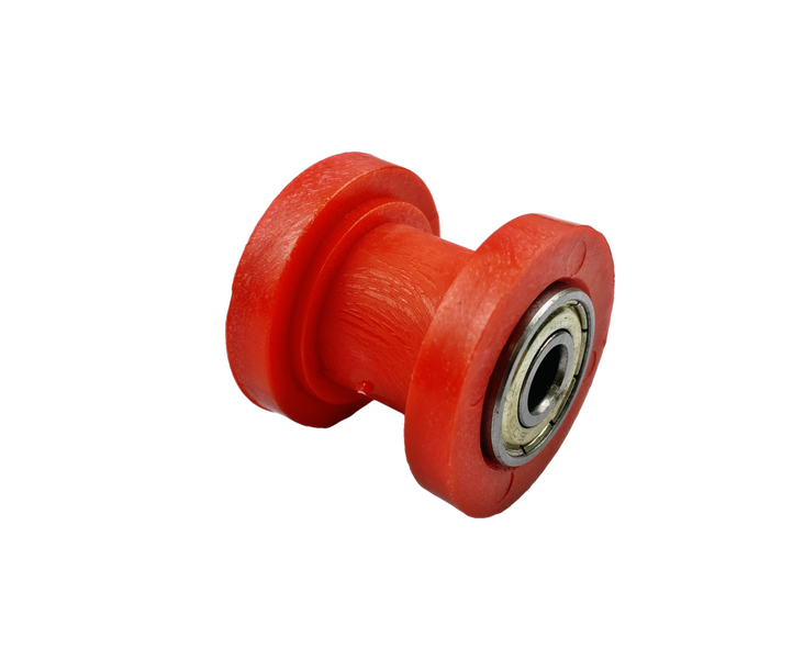 Rolka napinacza łańcucha czerwona 8mm quad Bashan Shineray pibike MRF Kayo