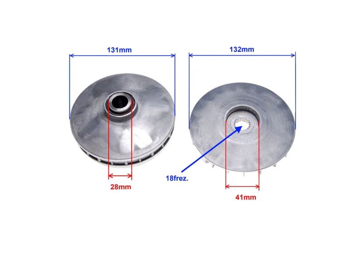 Wariator komplet 169m bashan 300 linhai 300
