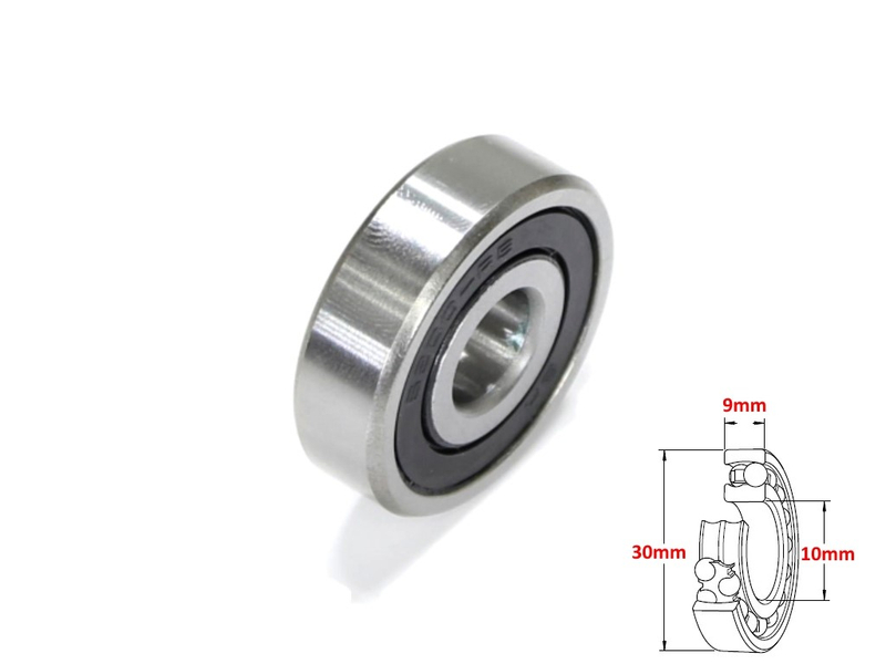 Łożysko 6200 2RS wałka 10x30x09 ATV150 FUXIN