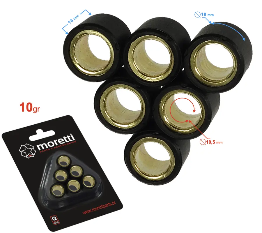 Rolki wariatora Barton Falcon 125 10gram 18-14