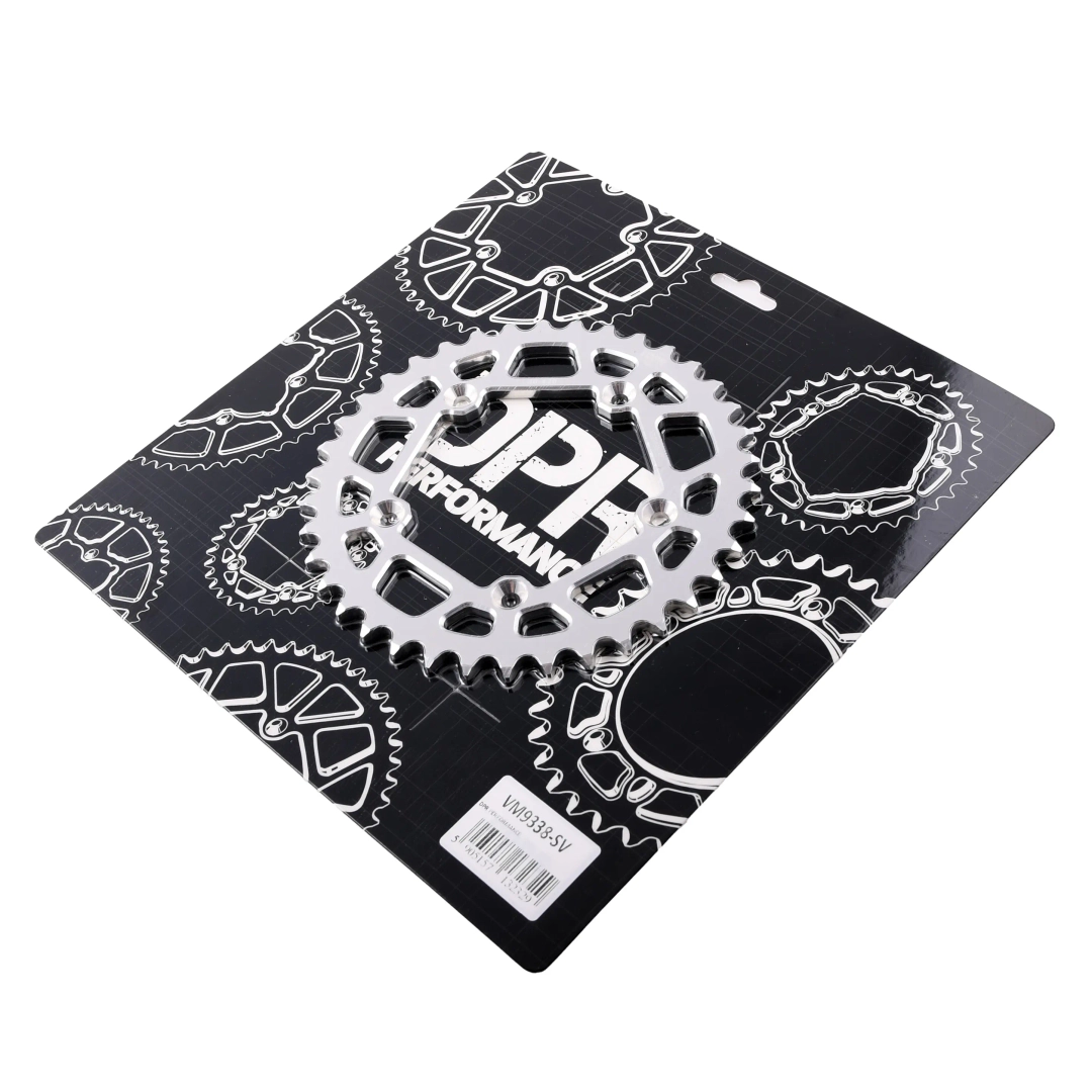 Zębatka tył 38z 420 aluminiowa srebrna Simson S53 DPR Performance