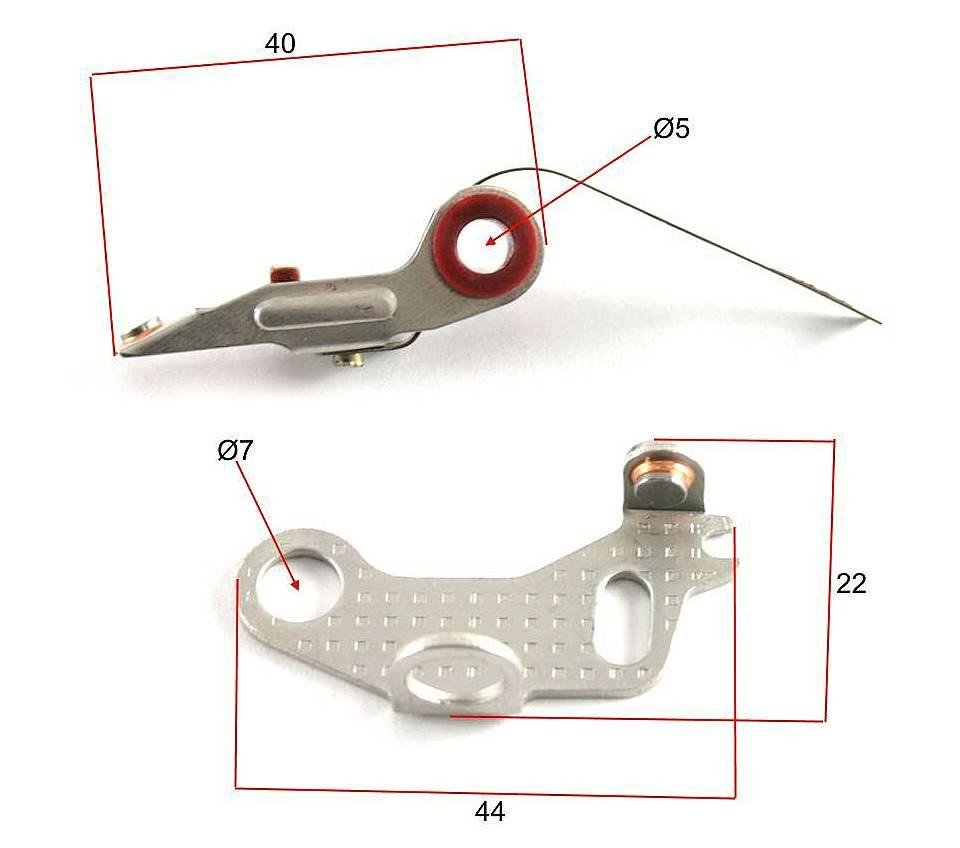 Platynki przerywacz zapłonu Jawa 50 175 350 TS CZ