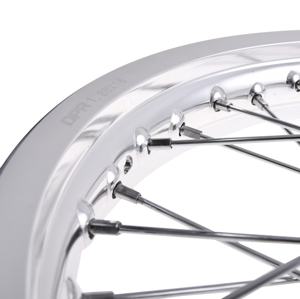 Koło jezdne 1,85x16 Simson S51 alu szprychy chrom DPR