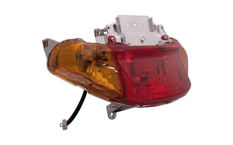 Lampa tylna skutera Barton 21 pomarańczowe klosze