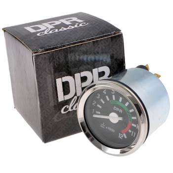 Obrotomierz 12000 RPM 60mm 12V podświetlenie kontrolka Simson S51 S70 DPR