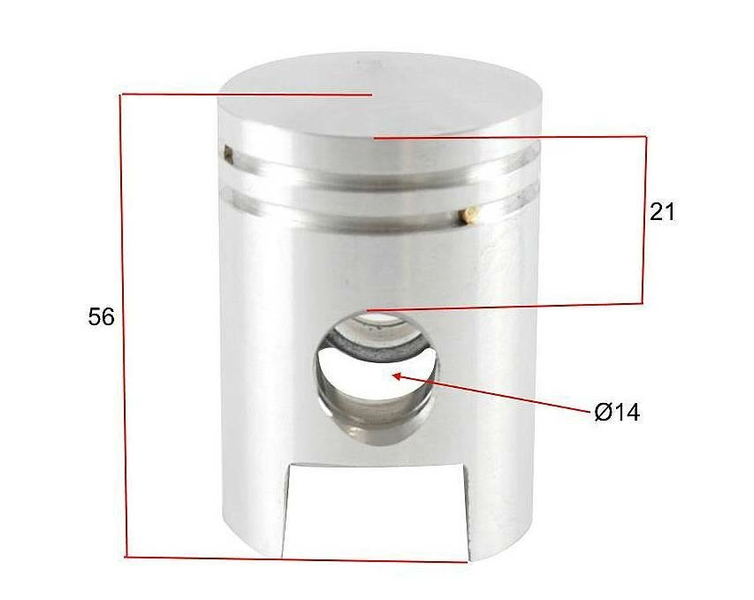 Tłok 39.00mm IV Szlif Jawa 50
