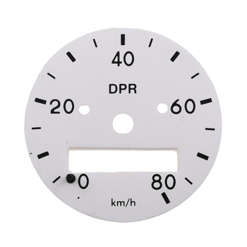 Tarcza cyferblat licznika biała Simson S50 S51 KR51 48mm 80km/h DPR Classic