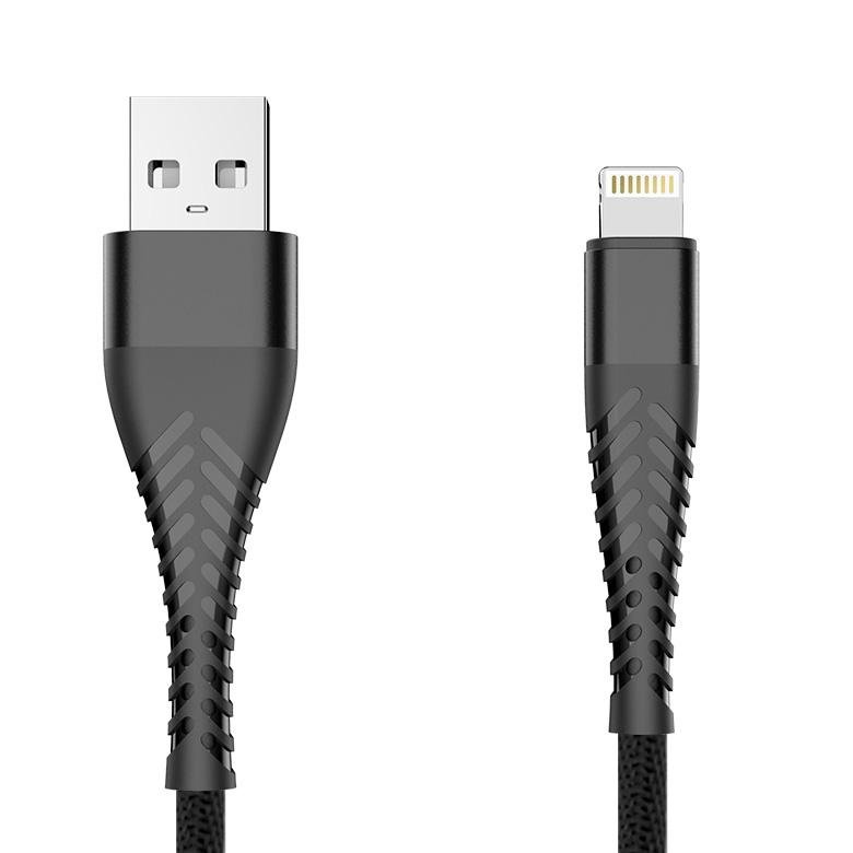 Kabel Spider iPhone Lightning USB 3m Czarny
