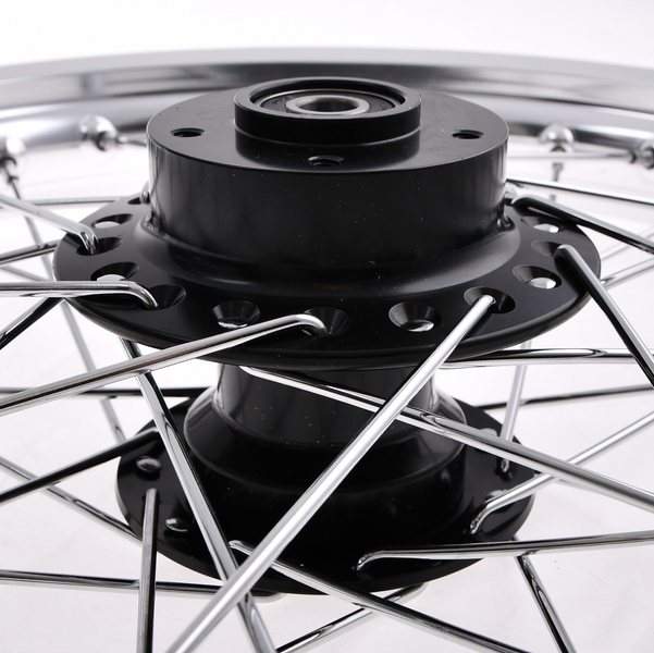 Koło jezdne 1,60x16 Simson S51 alu szprychy chrom DPR