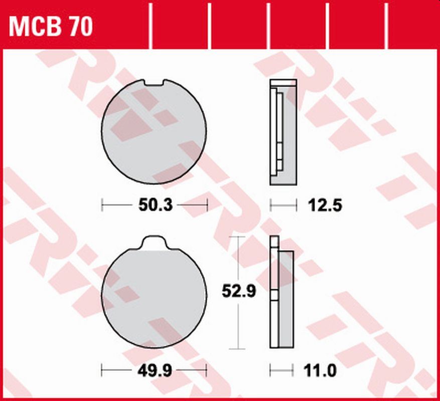 TRW klocki hamulcowe KH035 Suzuki GS 400 750 850