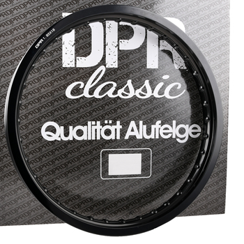 Obręcz koła 1,85x18 aluminiowa czarna MZ ETZ TS WSK DPR Classic