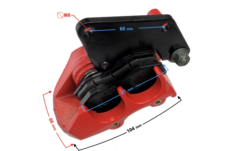 Zacisk hamulcowy do motoroweru FR 2