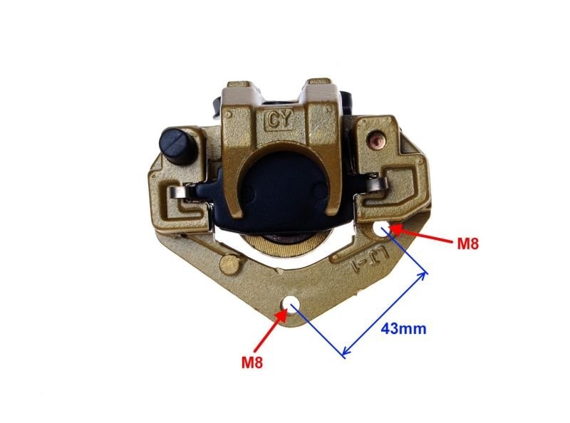 Zacisk hamulca przód GY6 4T Barton Kinroad Romet