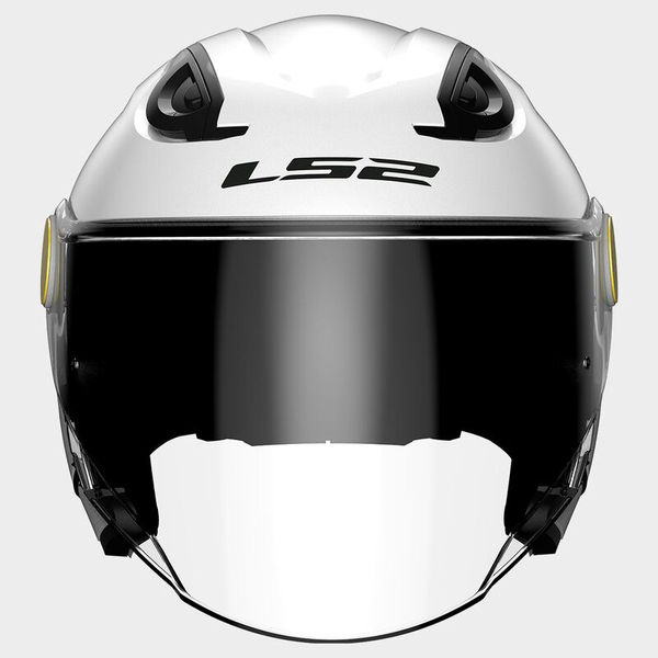 Kask dziecięcy LS2 OF622 Funny II Junior Solid White homologacja ECE 22.06