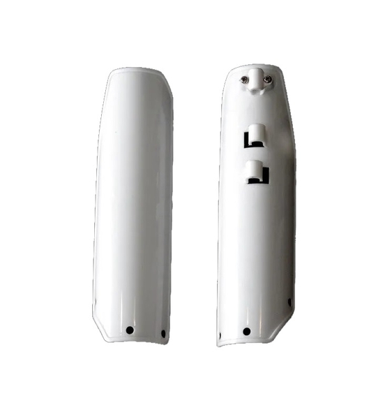 Osłony lag białe (zawieszanie bez regulacji) pitbike MRF 120 TTR 140 RC TTR