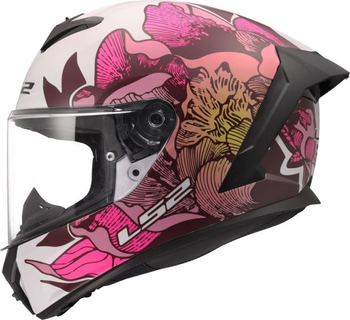 Kask integralny LS2 FF820 Rapid III Poppies II Pink homologacja ECE 22.06