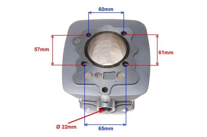 Cylinder atv 200ccm kinroad 4t 63,40mm powietrze