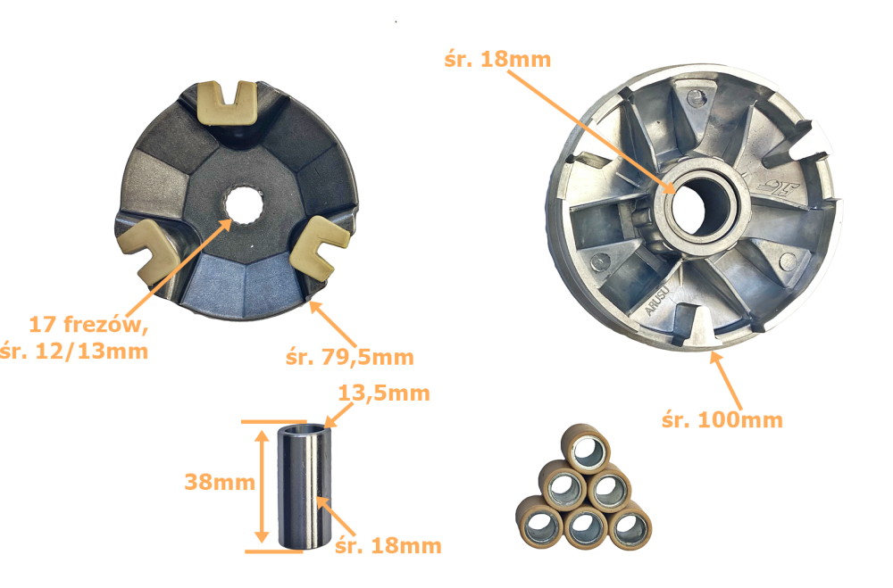 Wariator skuter 2T Yamaha Jog 50