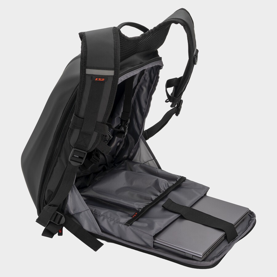 Plecak skorupa LS2 Shield Backpack 25-50l kieszeń na laptop do 17 cali