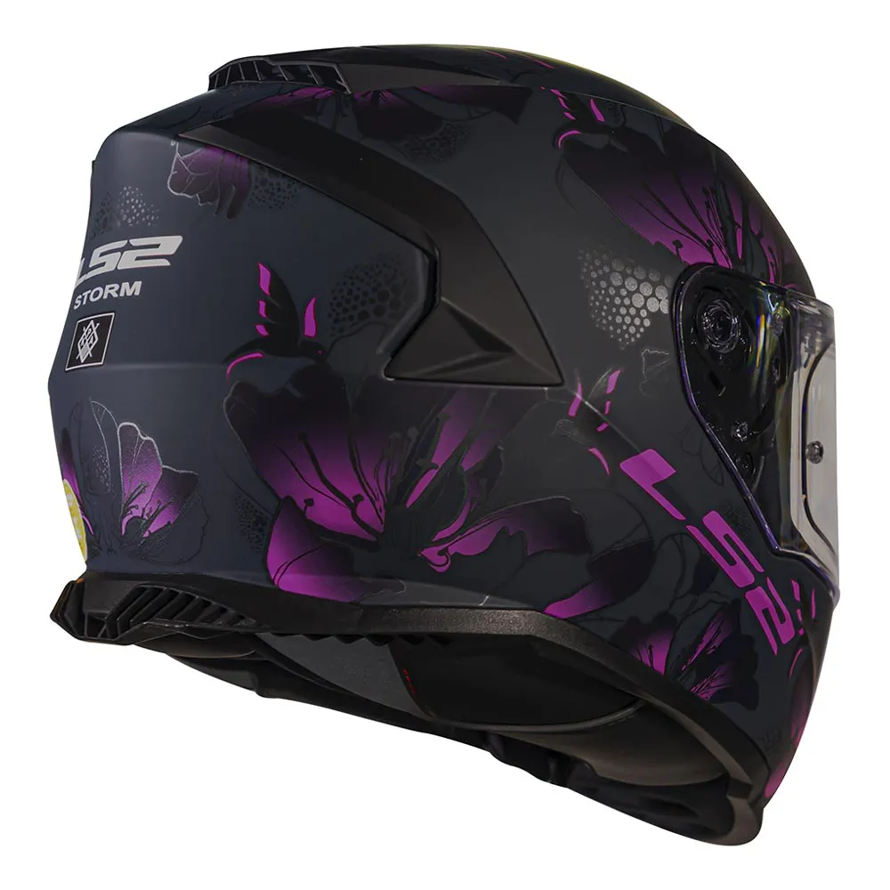 Kask integralny LS2 FF800 Storm II Burst M.Black Pink homologacja ECE 22.06