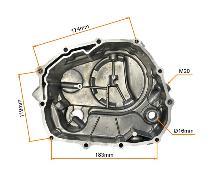 Pokrywa sprzęgła CB250cc ZS169 FMM Lifan Kinroad Loncin Shineray CF Moto